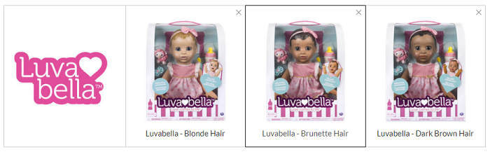 Интерактивная кукла Luvabella Different Hair