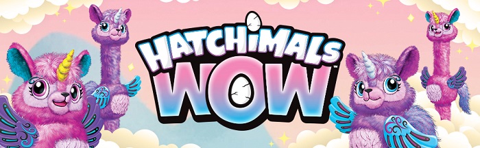 Интерактивная игрушка Лама-единорог Llalacorn HatchiWow растущая Hatchimals