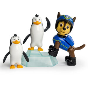 Игрушка Спасатель с питомцем Чейз с пингвинами Щенячий патруль Paw Patrol