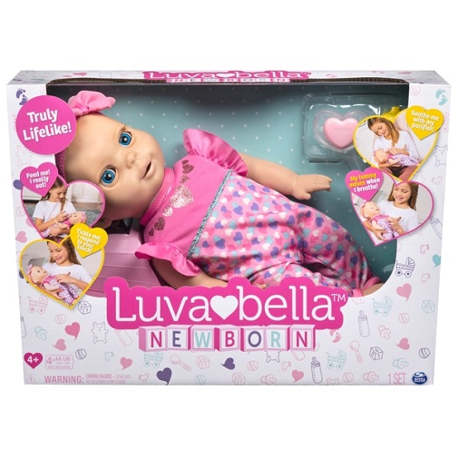 Интерактивная кукла Новорожденный малыш Лувабелла Luvabella Newborns